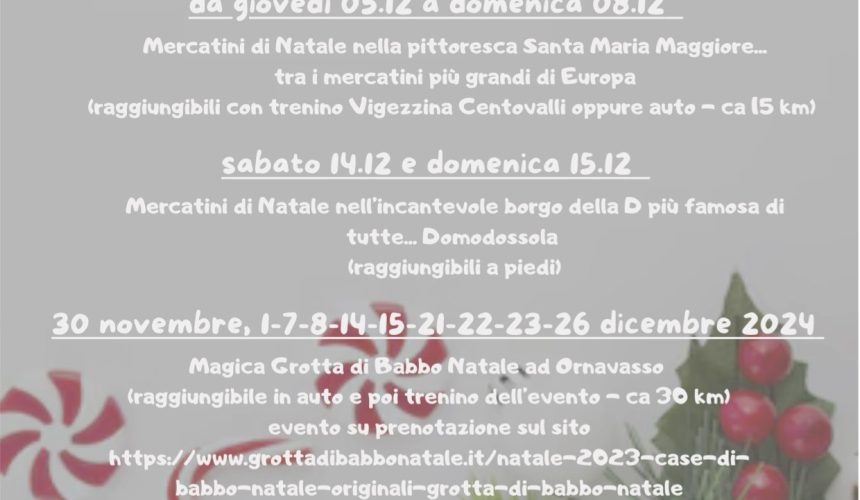 Eventi Natalizi imperdibili